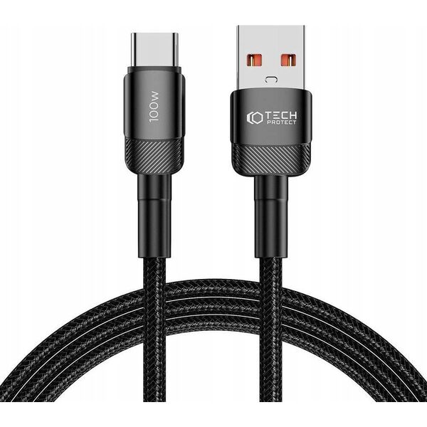 Kabel USB Tech-Protect USB-C - USB-C 2 m Czarny (5906203690725) 13273319 5906203690725