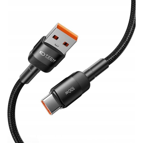 Kabel USB Tech-Protect USB-C - USB-C 2 m Czarny (5906203690725) 13273319 5906203690725