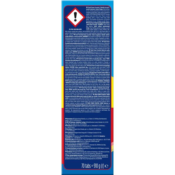 Chemia Tabletki do zmywarki FINISH Power Essential, 70szt., lemon 13274311 5908252011391