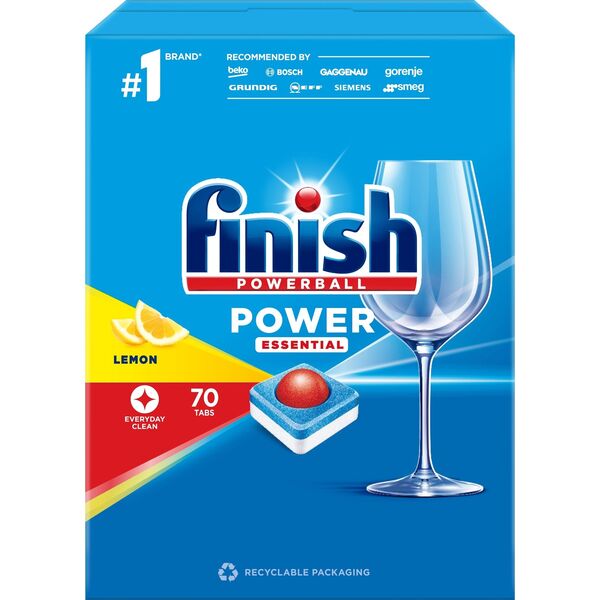 Chemia Tabletki do zmywarki FINISH Power Essential, 70szt., lemon 13274311 5908252011391