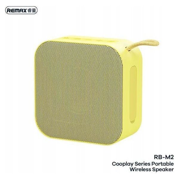 Głośnik Remax GŁOŚNIK REMAX COOPLAY SERIES RB-M2 WIRELESS YELLOW 13274819 6954851200420