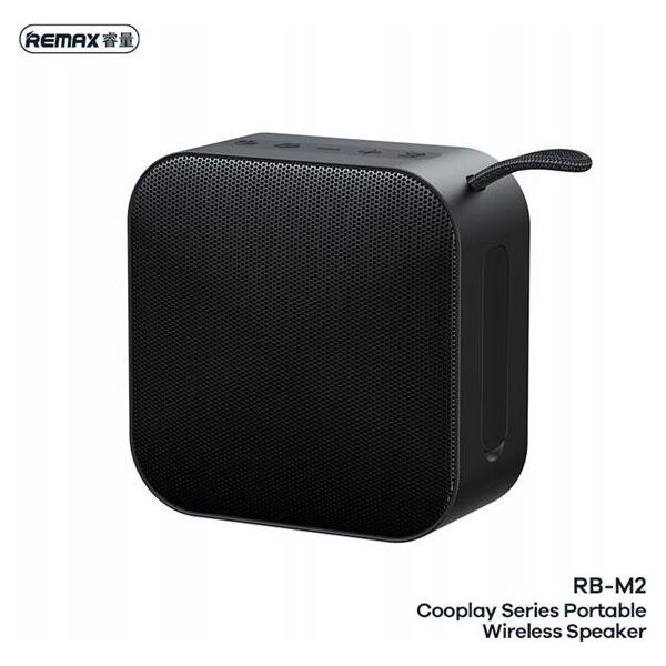 Głośnik Remax GŁOŚNIK REMAX COOPLAY SERIES RB-M2 WIRELESS BLACK 13274822 6954851200086