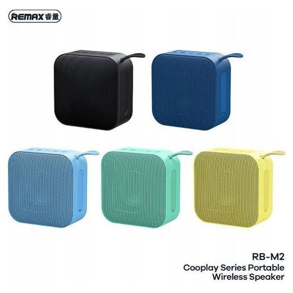 Głośnik Remax GŁOŚNIK REMAX COOPLAY SERIES RB-M2 WIRELESS BLACK 13274822 6954851200086