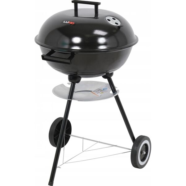 Lund GRILL WĘGLOWY OKRĄGŁY Z POKROWCEM, RUSZT 41CM (1 SZT) 13275195 5906083093258