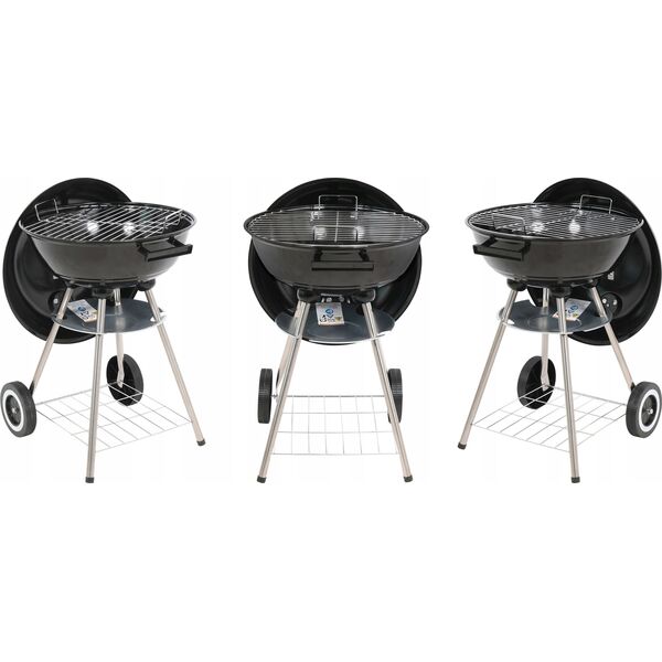 Lund GRILL WĘGLOWY OKRĄGŁY Z POKROWCEM, RUSZT 41CM (1 SZT) 13275195 5906083093258