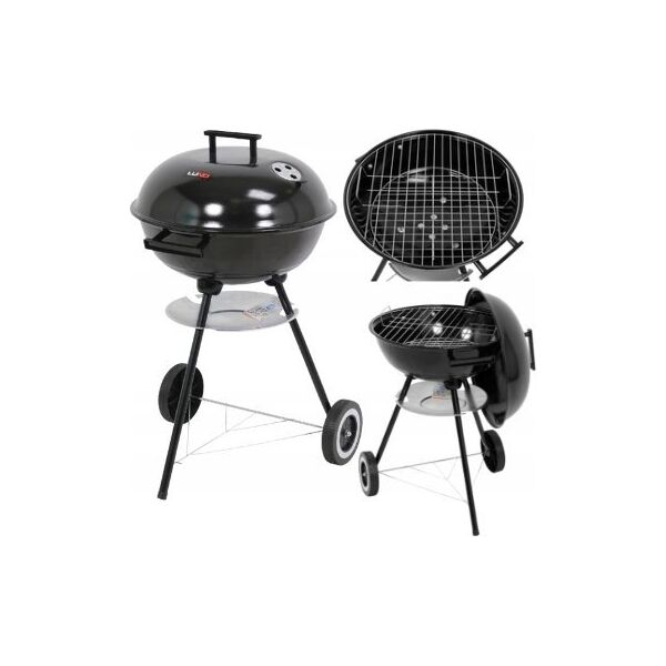 Lund GRILL WĘGLOWY OKRĄGŁY Z POKROWCEM, RUSZT 41CM (1 SZT) 13275195 5906083093258