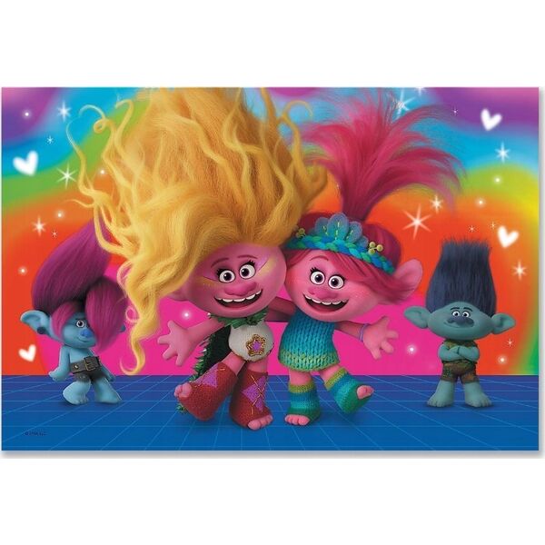 Trefl Puzzle 60el Przyjacielskie Trolle Trolls 3 17386 Trefl 13276633 5900511173864