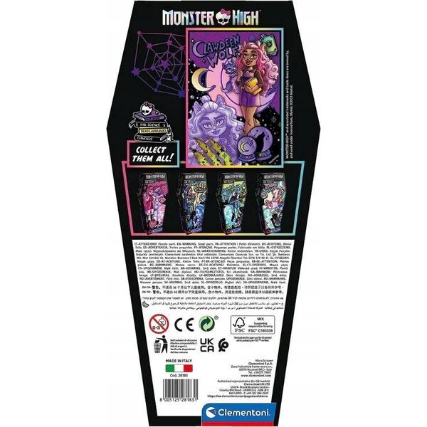Clementoni Clementoni Puzzle 150el Monster High Clawdeen Wolf 28183 13276634 8005125281831