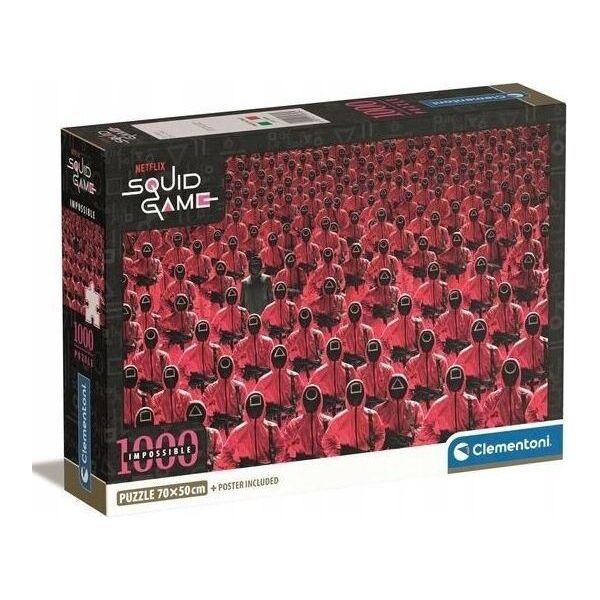 Clementoni CLE puzzle 1000 Compact Netflix Squid Game 39858 13276694 8005125398584