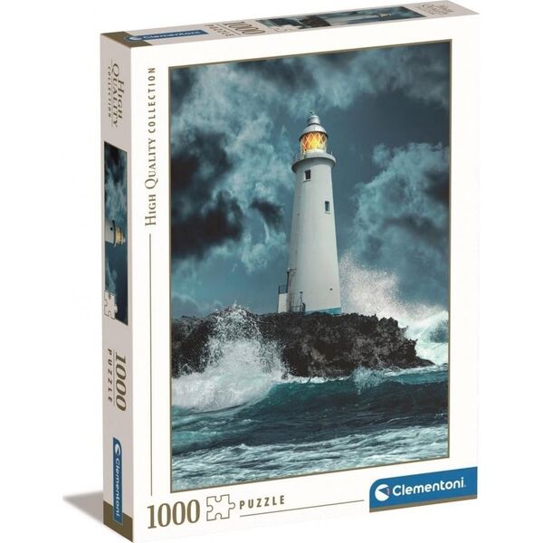 Clementoni CLE puzzle 1000 HQ Lightouse in the storm 39828 13276703 8005125398287