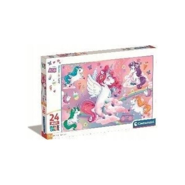 Clementoni CLE puzzle 24 maxi Noli Jolly Unicorn 28525 13276724 8005125285259