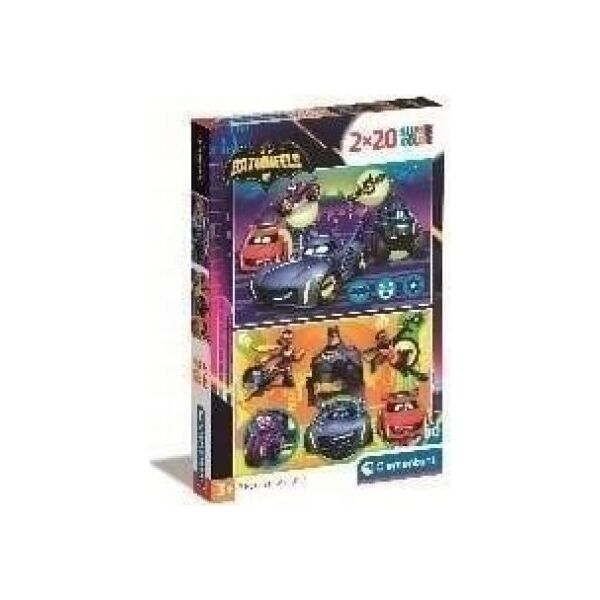 Clementoni Clementoni Puzzle 2x20el SuperColor Batwheels 24806 13276730 8005125248063