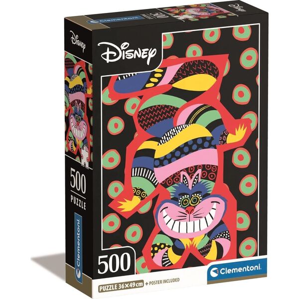 Clementoni Clementoni Puzzle 500el Compact The Cheshire Cat 35533 13276742 8005125355334