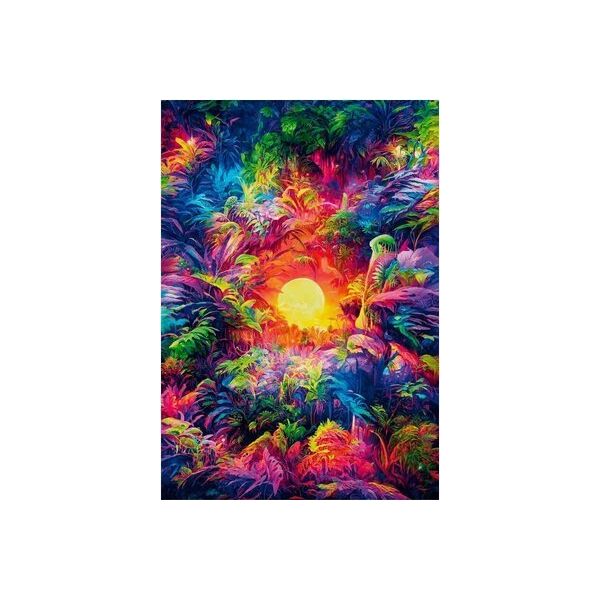 Clementoni Clementoni Puzzle 500el Colorboom Psychodeliczny wschód słońca w dżungli 35518 13276743 8005125355181