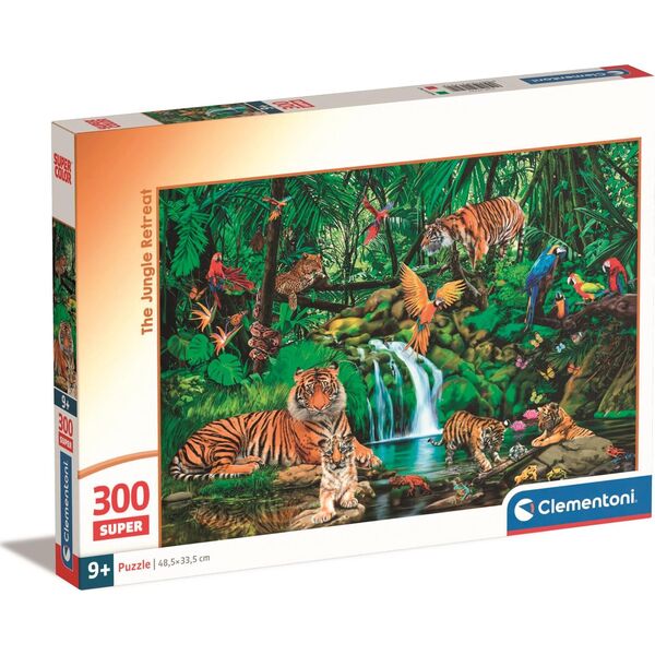 Clementoni Clementoni Puzzle 300el Super Odosobnienie w dżungli. The Jungle Retreat 21721 13276748 8005125217212