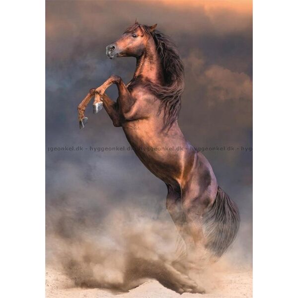 Clementoni Clementoni Puzzle 500el Dziki czerwony ogier. Wild Red Stallion 35521 13276750 8005125355211