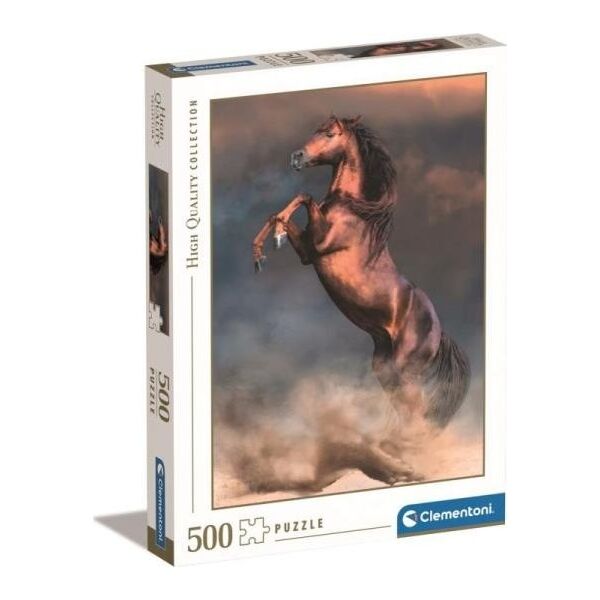 Clementoni Clementoni Puzzle 500el Dziki czerwony ogier. Wild Red Stallion 35521 13276750 8005125355211