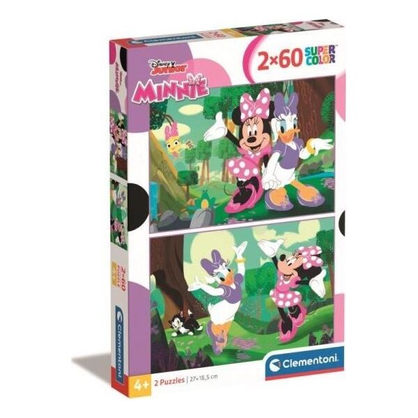 Clementoni Clementoni Puzzle 2x60el SuperColor Minnie Mouse 24815 13276751 8005125248155