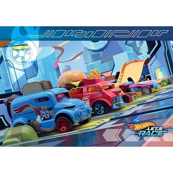 Clementoni CLE puzzle 2x60 SuperKolor HotWheels 24816 13276829 8005125248162
