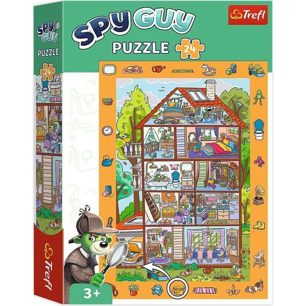Trefl PUZZLE 24 Obserwacyjne SpyGuy - W domu 15593 13276850 5900511155938