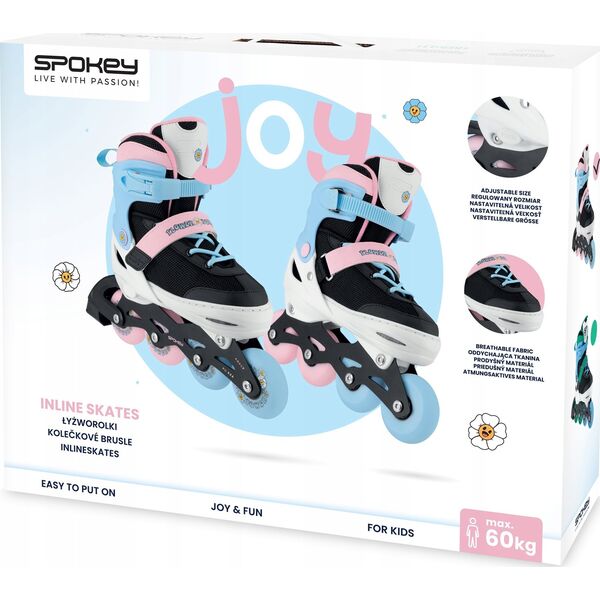Rolki Spokey Rolki regulowane dziecięce Spokey JOY 13278184 5905339422750
