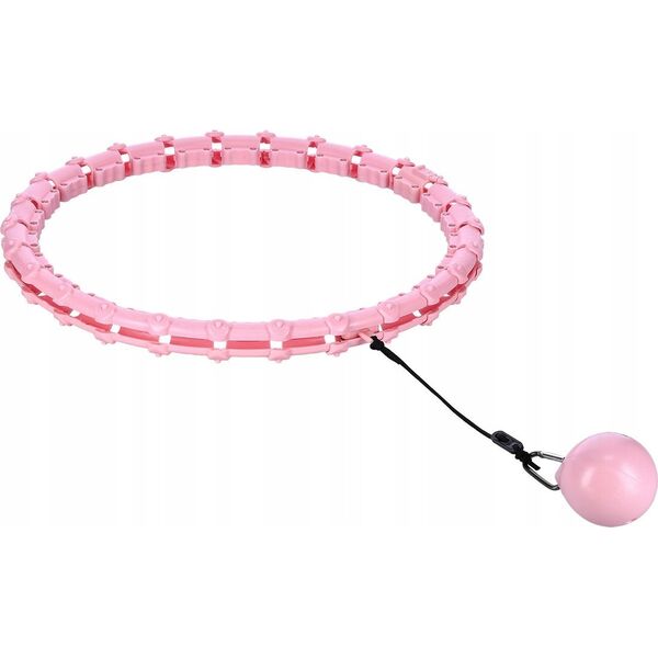 HMS HHW11 PLUS SIZE HULA HOP LIGHT PINK Z WYPUSTKAMI I OBCIĄŻNIKIEM HMS 13283030 5907695553529