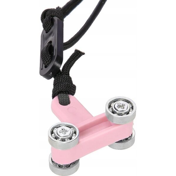 HMS ZESTAW HULA HOP HHW11 LIGHT PINK Z WYPUSTKAMI I OBCIĄŻNIKIEM + PAS BR163 BLACK PLUS SIZE HMS 13283034 5907695557701