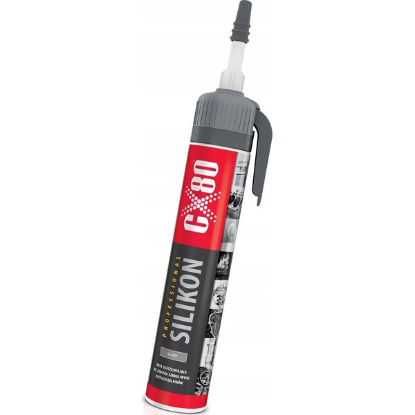 CX80 Silikon professional 210G Premium wysokotemperaturowy czarny CX80 13283429 5907640601404
