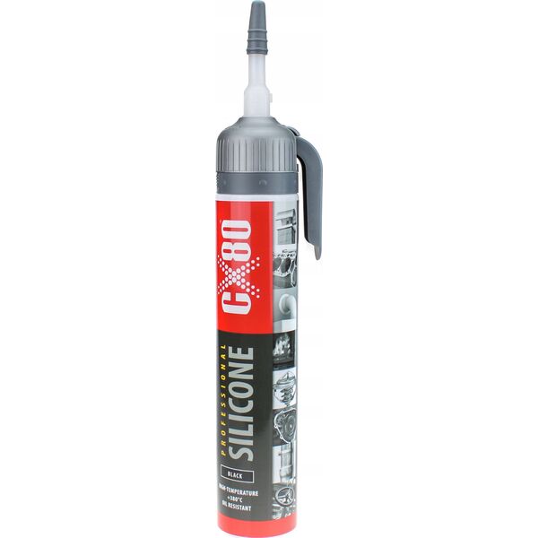 CX80 Silikon professional 210G Premium wysokotemperaturowy czarny CX80 13283429 5907640601404