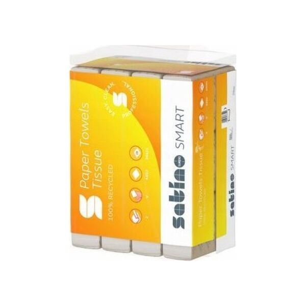 Wepa Wepa Satino Smart - Ręcznik w składce ZZ, 2-warstwowy - Biały 13283673 4000735363599