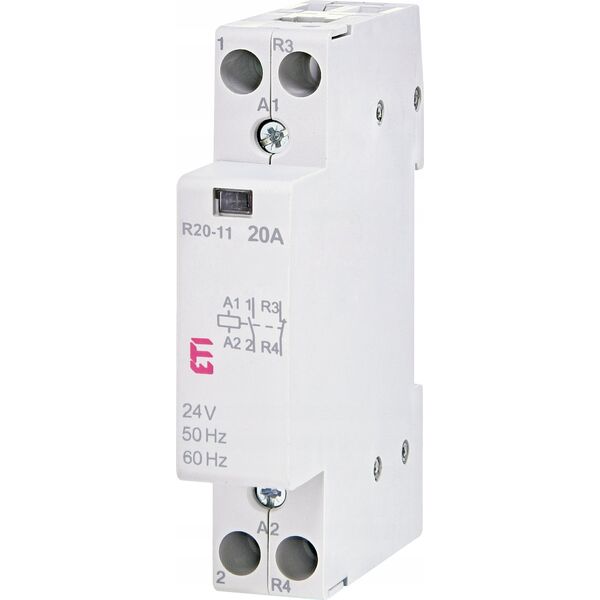 Etipo Stycznik modułowy ETI Polam Eticon 002461221 2P 20A 24V R 20-11 24V 13284138 5904722903401