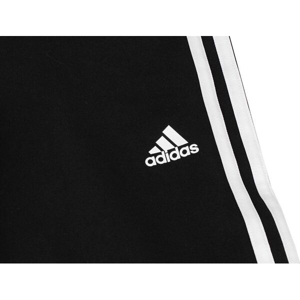 Adidas Legginsy dla dzieci adidas Essentials 3-Stripes Cotton Tights czarne IC3623 128cm 13285116 4066752456850