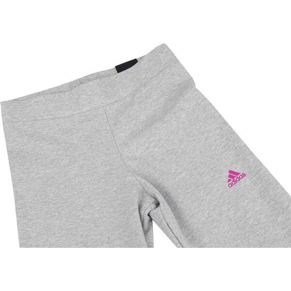Adidas Legginsy dla dzieci adidas Essentials Linear Logo szare IC3580 164cm 13285119 4066752251585