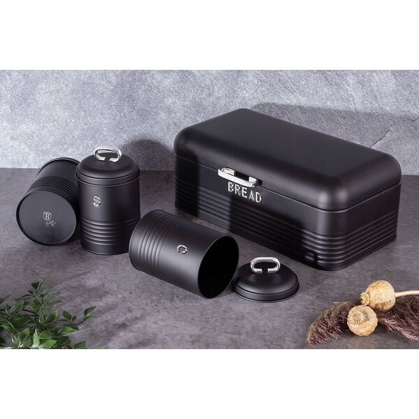 Chlebak Berlinger Haus CHLEBAK Z ZESTAWEM POJEMNIKÓW BERLINGER HAUS BH-6754 BLACK SILVER 13289629 5999108448751