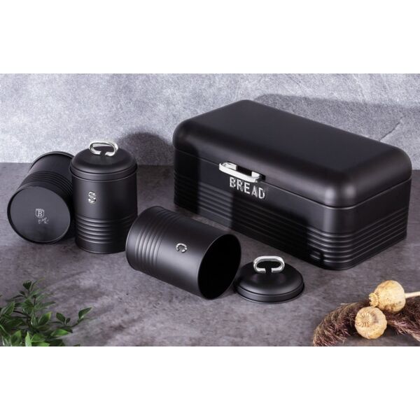 Chlebak Berlinger Haus CHLEBAK Z ZESTAWEM POJEMNIKÓW BERLINGER HAUS BH-6754 BLACK SILVER 13289629 5999108448751