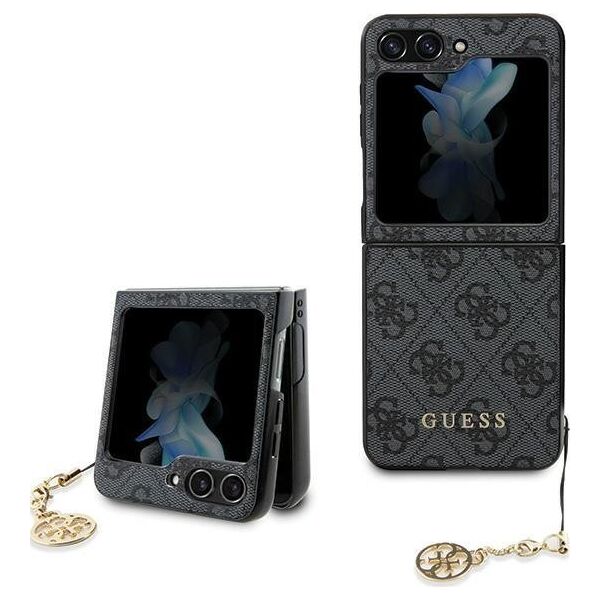 Guess Etui Guess GUHCZF5GF4GGR Samsung Galaxy Z Flip 5 hardcase 4G Charms Collection szary 13294064 3666339171964