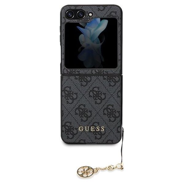 Guess Etui Guess GUHCZF5GF4GGR Samsung Galaxy Z Flip 5 hardcase 4G Charms Collection szary 13294064 3666339171964