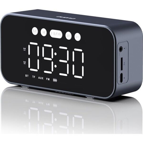 Głośnik Dudao Bezprzewodowy głośnik Dudao Y17 zegarek, budzik, 1200mAh, AUX, FM, BT 5.3 srebrny 13294467 6973687247638