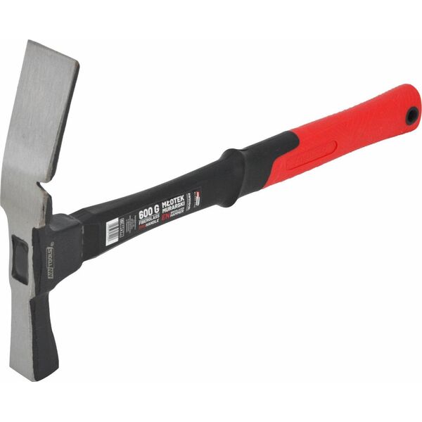 AWTools AWTOOLS MŁOTEK MURARSKI 600g WŁÓKNO BLACK LINE 13294561 5903678614997