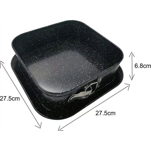 KingHoff FORMA DO CIASTA 27x27cm KINGHOFF KH-1791 ROZPINANA 13294655 5908287217911
