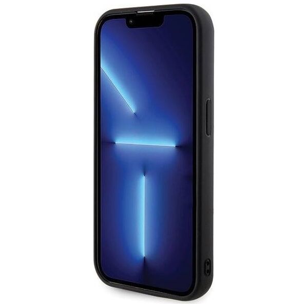 Guess Guess GUHCP15LPSQSQSK iPhone 15 Pro 6.1" czarny/black hardcase Quilted Metal Logo 13295053 3666339149628