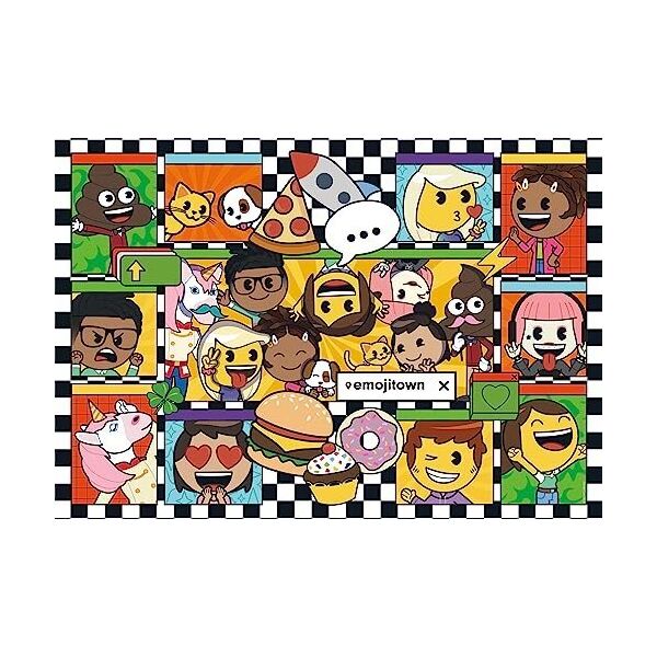 Clementoni PUZZLE 180EL CLM EMOJI TOWN PUD 13295190 8005125290666