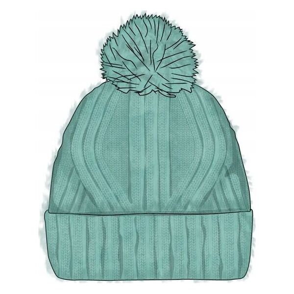 Buff Buff Nerla Knitted Hat Beanie 1323357221000 Zielone One size 13295219 8428927542168