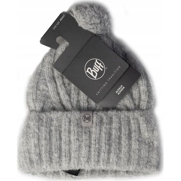 Buff Buff Nerla Knitted Hat Beanie 1323359371000 szary One size 13295223 8428927542175