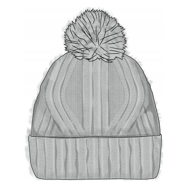 Buff Buff Nerla Knitted Hat Beanie 1323359371000 szary One size 13295223 8428927542175