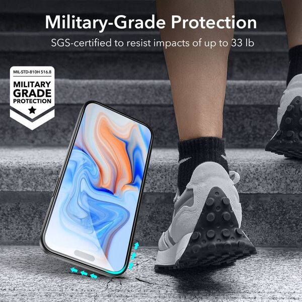 ESR SZKŁO HARTOWANE ESR TEMPERED GLASS 2-PACK IPHONE 15 BLACK 13295329 4894240174203