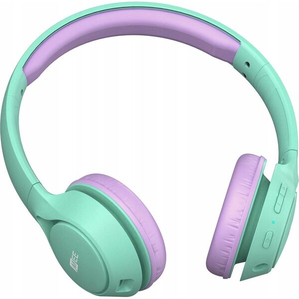 Słuchawki MEE audio Mee Audio KidJamz KJ45BT SĹuchawki nauszne bezprzewodowe/przewodowe z limiterem poziomu gĹoĹnoĹci i certyfikatem CPC  - Jasno zielony 13295338 616312621088