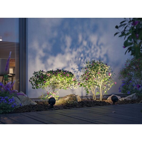 Naświetlacz Paulmann Reflektor ogrodowy KIKOLO LED 8W 20st. 500lm 3000K IP65 230V antracyt / aluminium 13295351 4000870947777