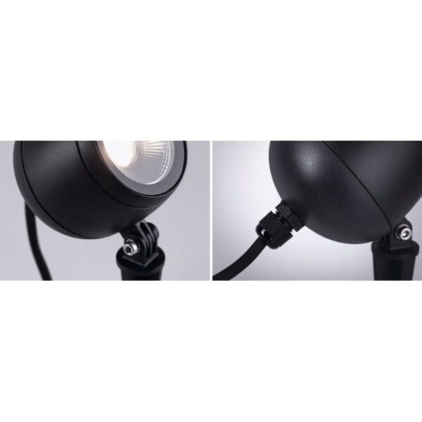 Naświetlacz Paulmann Reflektor ogrodowy KIKOLO LED 8W 20st. 500lm 3000K IP65 230V antracyt / aluminium 13295351 4000870947777