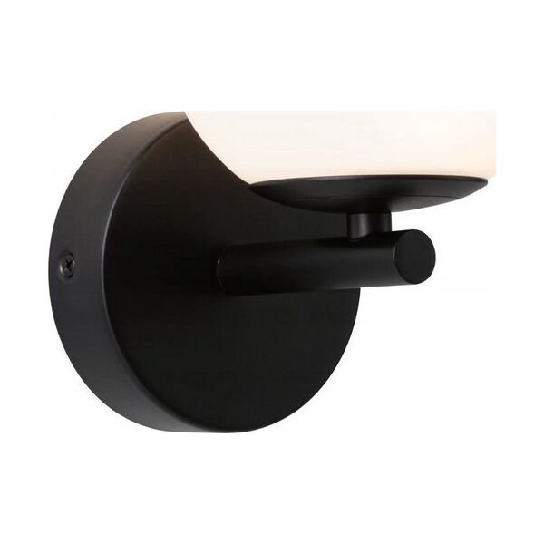 Kinkiet Paulmann Lampa ścienna łazienkowa GOVE LED 5W 400lm 3000K IP44 230V czarny matowy / metal / szkło 13295356 4000870710746